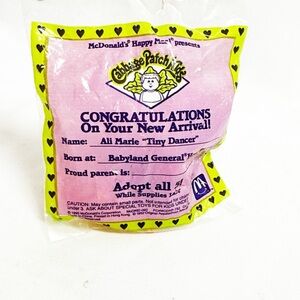 McDonald’s Cabbage Patch Kids Collectible “Ali Marie Tiny Dancer” Vintage 90’s